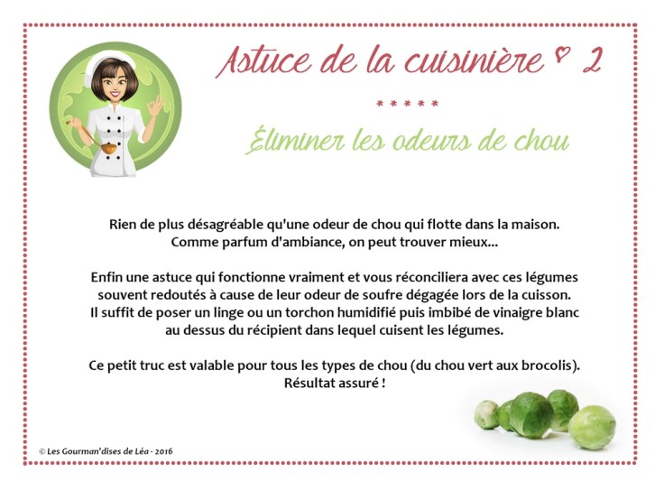 Astuce de la cuisinière n2