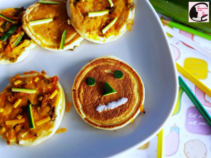 pancake, crêpe, crêpe salée, légumes, courgette, plat fun, enfant