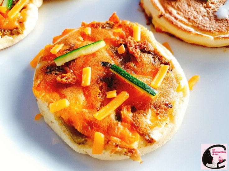 pancake, crêpe, crêpe salée, courgette, légumes, accompagnement, fromage, cheddar